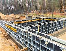 Baukrane Wall formwork (compatible with TEKKO, Leggo, Bautekk)